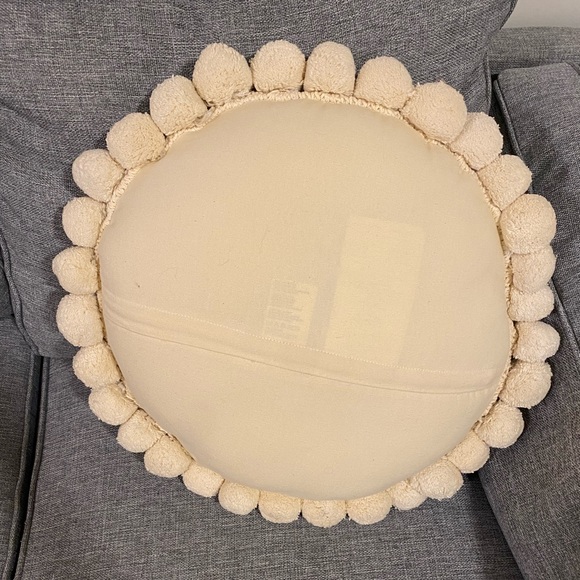 Crate & Barrel Pico Pom Pom Pillow - Picture 3 of 5